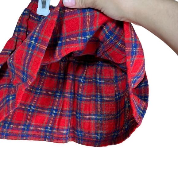 Vintage Peppermint Lane red plaid wool blend skirt‎ - Picture 5 of 7